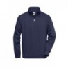 Workwear Half Zip Sweat Bluza robocza na krótki zamek JN831 - navy