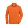 Workwear Half Zip Sweat Bluza robocza na krótki zamek JN831 - orange