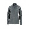 Ladies' Workwear Fleece Jacket - STRONG - Bluza polarowa robocza damska -STRONG- JN841 - carbon/black