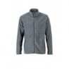 Men's Workwear Fleece Jacket - STRONG - Bluza polarowa robocza męska -STRONG- JN842 - carbon/black
