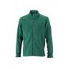 Men's Workwear Fleece Jacket - STRONG - Bluza polarowa robocza męska -STRONG- JN842 - dark-green/black
