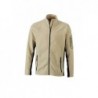 Men's Workwear Fleece Jacket - STRONG - Bluza polarowa robocza męska -STRONG- JN842 - stone/black