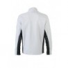 Men's Workwear Fleece Jacket - STRONG - Bluza polarowa robocza męska -STRONG- JN842 - white/carbon