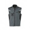 Workwear Softshell Vest - STRONG - Kamizelka robocza softshellowa -STRONG- JN845 - carbon/black