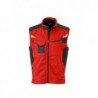 Workwear Softshell Vest - STRONG - Kamizelka robocza softshellowa -STRONG- JN845 - red/black