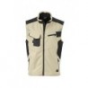 Workwear Softshell Vest - STRONG - Kamizelka robocza softshellowa -STRONG- JN845 - stone/black
