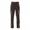 Workwear Pants - COLOR - Spodnie robocze do pasa z kontrastami  -COLOR- JN847 - brown/stone