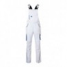 Workwear Pants with Bib - COLOR - Spodnie robocze ogrodniczki  -COLOR- JN848 - white/royal