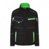 Workwear Jacket - COLOR - Bluza robocza -COLOR- JN849 - black/lime-green