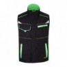 Workwear Vest - COLOR - Kamizelka robocza -COLOR- JN850 - black/lime-green