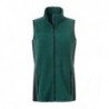 Ladies' Workwear Fleece Vest - STRONG - Bezrękawnik polarowy roboczy damski -STRONG- JN855 - dark-green/black