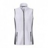 Ladies' Workwear Fleece Vest - STRONG - Bezrękawnik polarowy roboczy damski -STRONG- JN855 - white/carbon