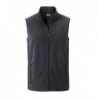 Men's Workwear Fleece Vest - STRONG - Bezrękawnik polarowy roboczy męski -STRONG- JN856 - carbon/black