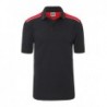 Men's Workwear Polo - COLOR - Koszulka polo robocza męska -COLOR- JN858 - carbon/red