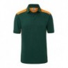 Men's Workwear Polo - COLOR - Koszulka polo robocza męska -COLOR- JN858 - dark-green/orange