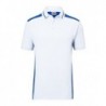 Men's Workwear Polo - COLOR - Koszulka polo robocza męska -COLOR- JN858 - white/royal