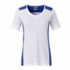 Ladies' Workwear T-Shirt - COLOR - T-shirt roboczy damski -COLOR- JN859 - white/royal