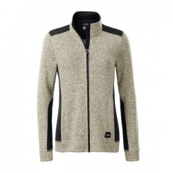 Ladies' Knitted Workwear Fleece Jacket - STRONG -