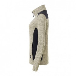 Ladies' Knitted Workwear Fleece Jacket - STRONG -