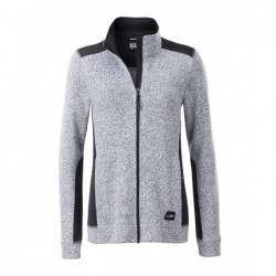 Ladies' Knitted Workwear Fleece Jacket - STRONG -