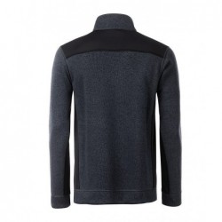 Men's Knitted Workwear Fleece Jacket - STRONG -