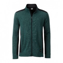 Men's Knitted Workwear Fleece Jacket - STRONG -