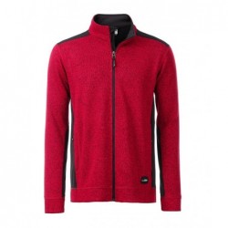 Men's Knitted Workwear Fleece Jacket - STRONG -