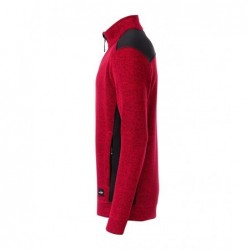 Men's Knitted Workwear Fleece Jacket - STRONG -