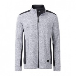 Men's Knitted Workwear Fleece Jacket - STRONG -