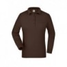 Ladies' Workwear Polo Pocket Longsleeve Koszulka polo z kieszonką i długimi rękawami damska JN865 - brown