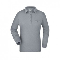 Ladies' Workwear Polo Pocket Longsleeve