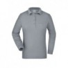 Ladies' Workwear Polo Pocket Longsleeve Koszulka polo z kieszonką i długimi rękawami damska JN865 - grey-heather
