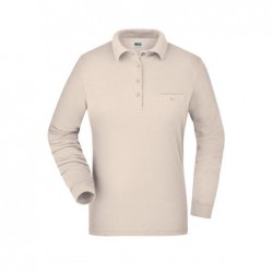 Ladies' Workwear Polo Pocket Longsleeve