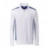 Workwear Half-Zip Sweat - COLOR - Bluza na krótki zamek ze stójką -COLOR- JN868 - white/royal