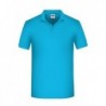 Men's BIO Workwear Polo Męska robocza koszulka polo organic JN874 - turquoise
