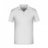 Men's BIO Workwear Polo Męska robocza koszulka polo organic JN874 - white