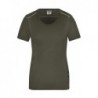 Ladies' Workwear T-shirt - SOLID - T-shirt roboczy organic damski - SOLID - JN889 - olive