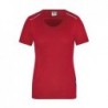 Ladies' Workwear T-shirt - SOLID - T-shirt roboczy organic damski - SOLID - JN889 - red