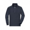 Workwear Half-Zip Sweat - SOLID - Bluza robocza Sweat  z krótkim zamkiem - SOLID - JN895 - navy