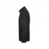 Men's Knitted Workwear Fleece Jacket - SOLID - Bluza robocza polarowa o splocie swetrowym męska - SOLID - JN898 - black/black