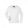 Ladies' Shirt Long-Sleeved Medium Koszulka z długim rękawem damska JN903 - white