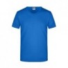 Men's Slim Fit V-T T-shirt Slim Fit z dekoltem w serek męski JN912 - cobalt
