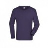 Men's Long-Sleeved Medium Koszulka z długim rękawem męska JN913 - aubergine