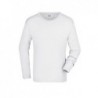 Men's Long-Sleeved Medium Koszulka z długim rękawem męska JN913 - white