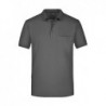 Men's Polo Pocket Koszulka polo z kieszonką męska JN922 - graphite