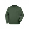 Men's Round Sweat Pocket Bluza sweat robocza z kieszonką JN924 - dark-green