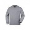 Men's Round Sweat Pocket Bluza sweat robocza z kieszonką JN924 - grey-heather