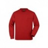 Men's Round Sweat Pocket Bluza sweat robocza z kieszonką JN924 - red