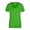 Ladies' Stretch V-T T-shirt z elastanem i dekoltem w serek damski JN928 - lime-green