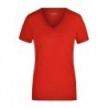 Ladies' Stretch V-T T-shirt z elastanem i dekoltem w serek damski JN928 - red